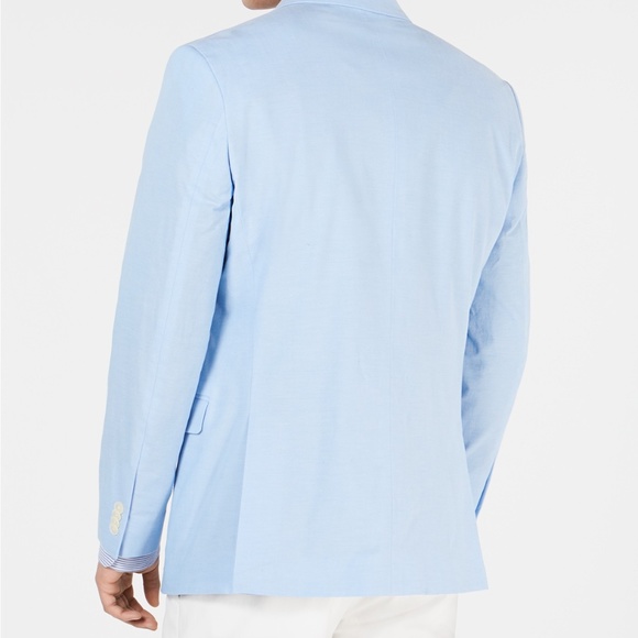 Tommy Hilfiger Men Modern-Fit Chambray Sport Coat - Picture 3 of 3